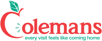 A theme logo of Colemans